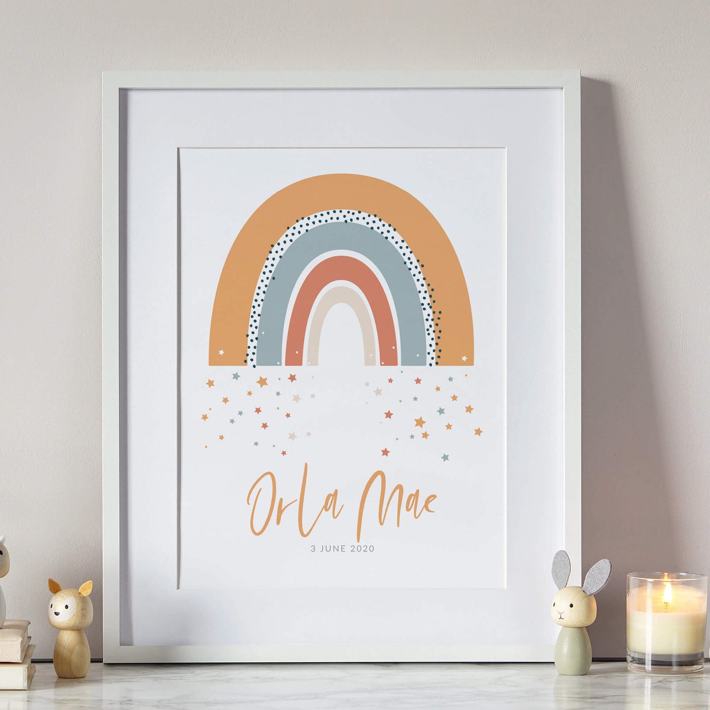 Personalised Rainbow Print