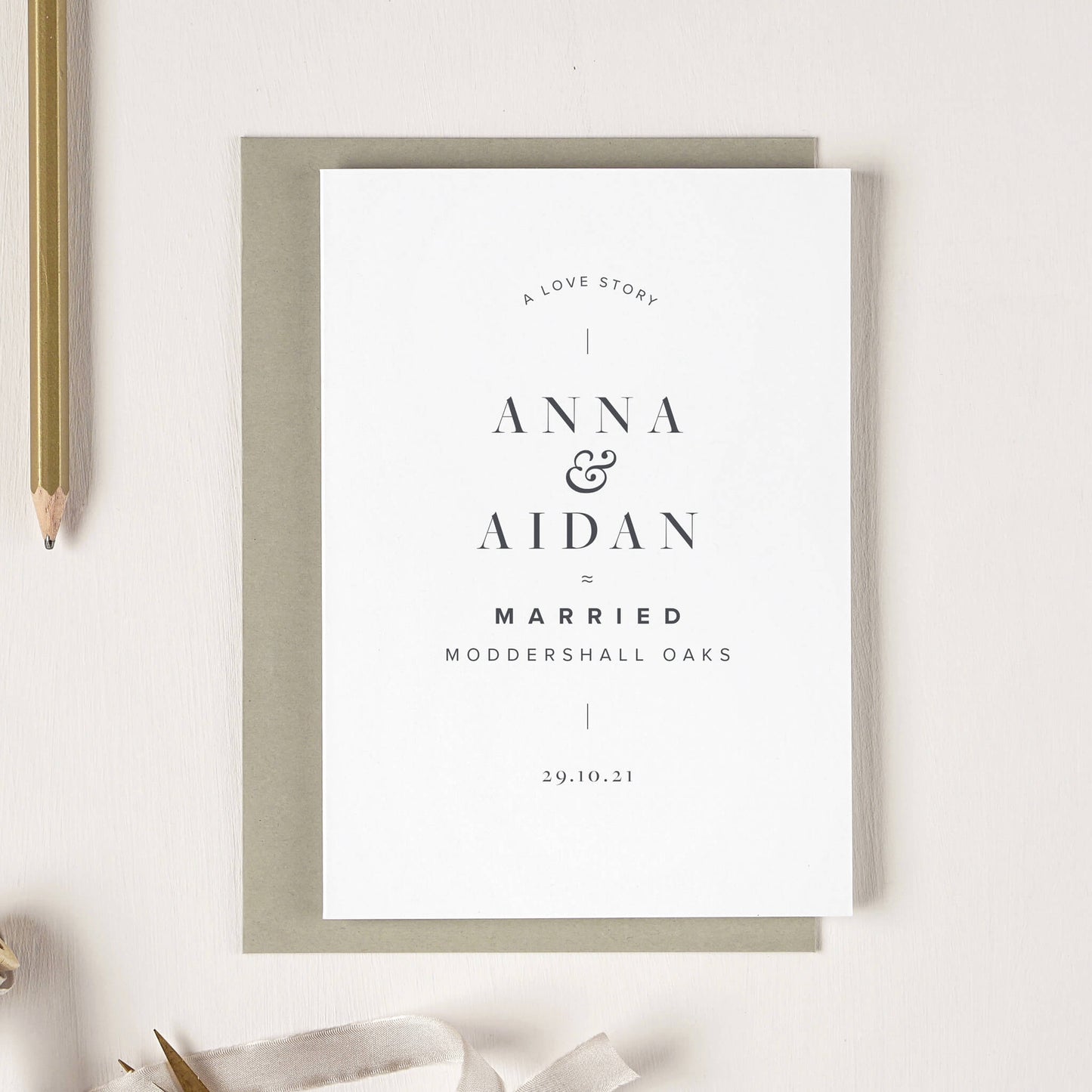 Personalised Wedding Card