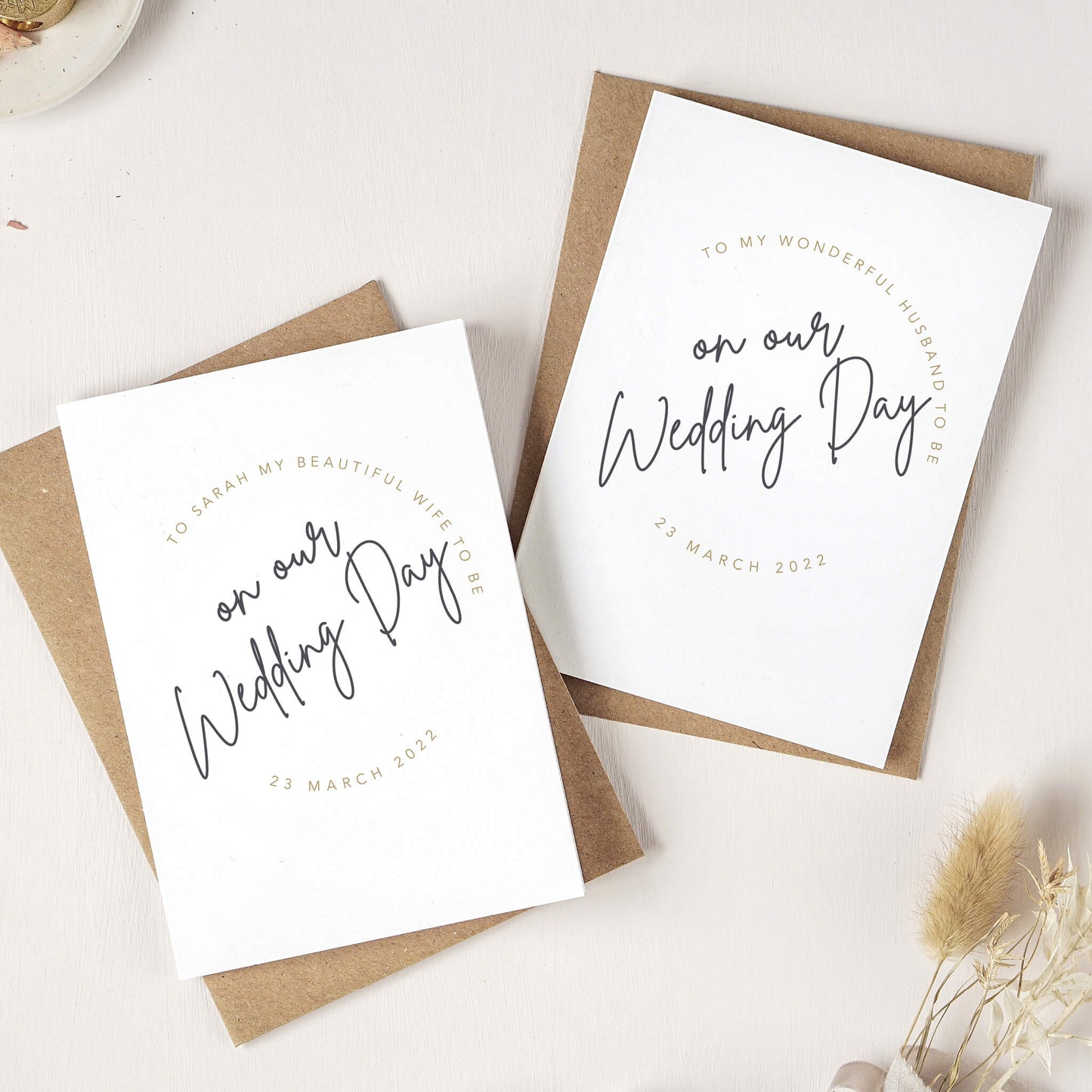 Wedding Day Card for Your Bride or Groom