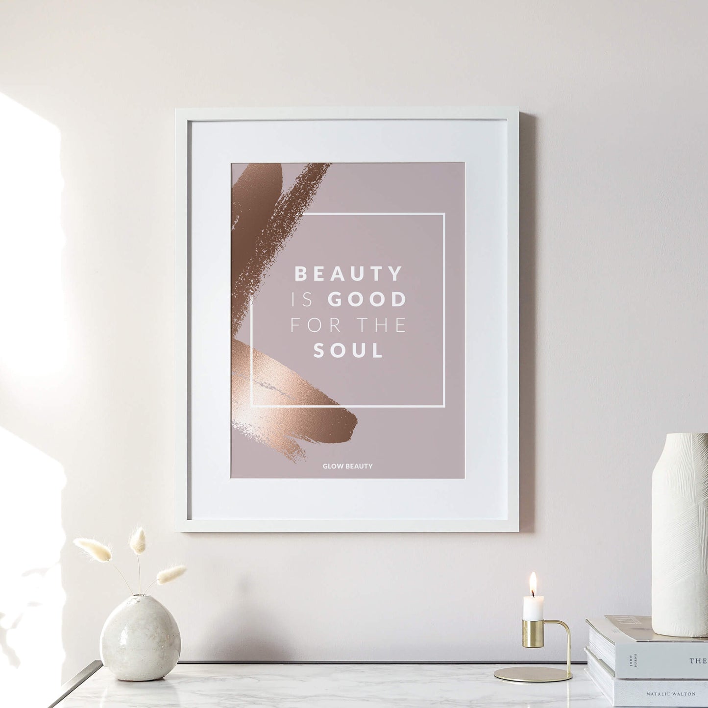 Rose Gold Beauty Prints