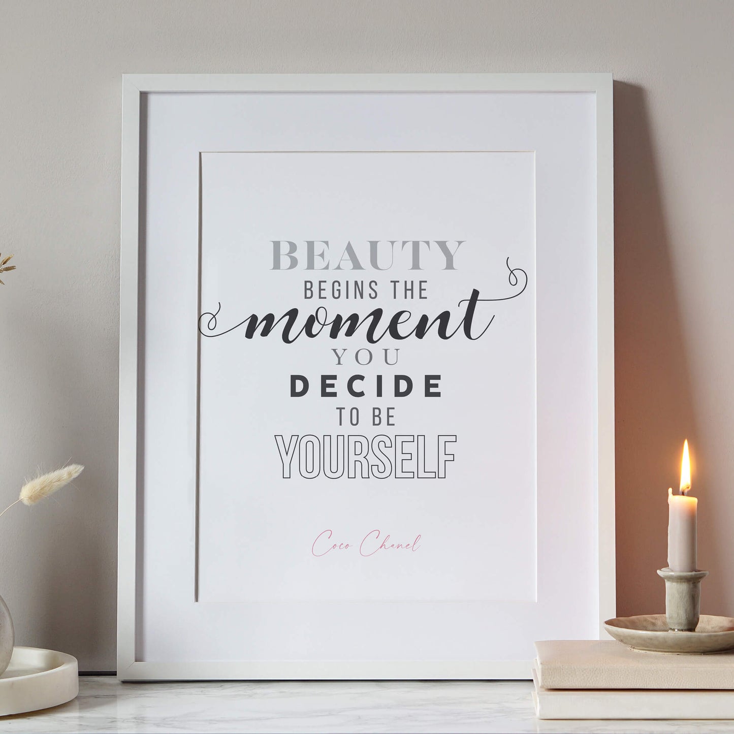 Beauty Begins Print