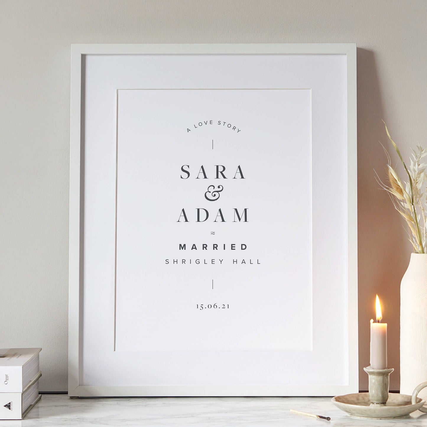 Personalised Engagement or Wedding Print