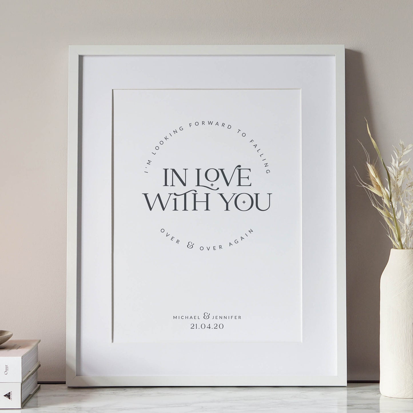 Personalised Falling In Love Print