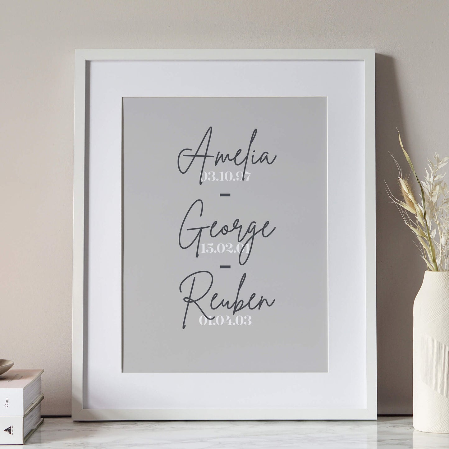 Family Names Print