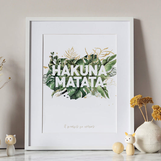 Hakuna Matata Jungle Print