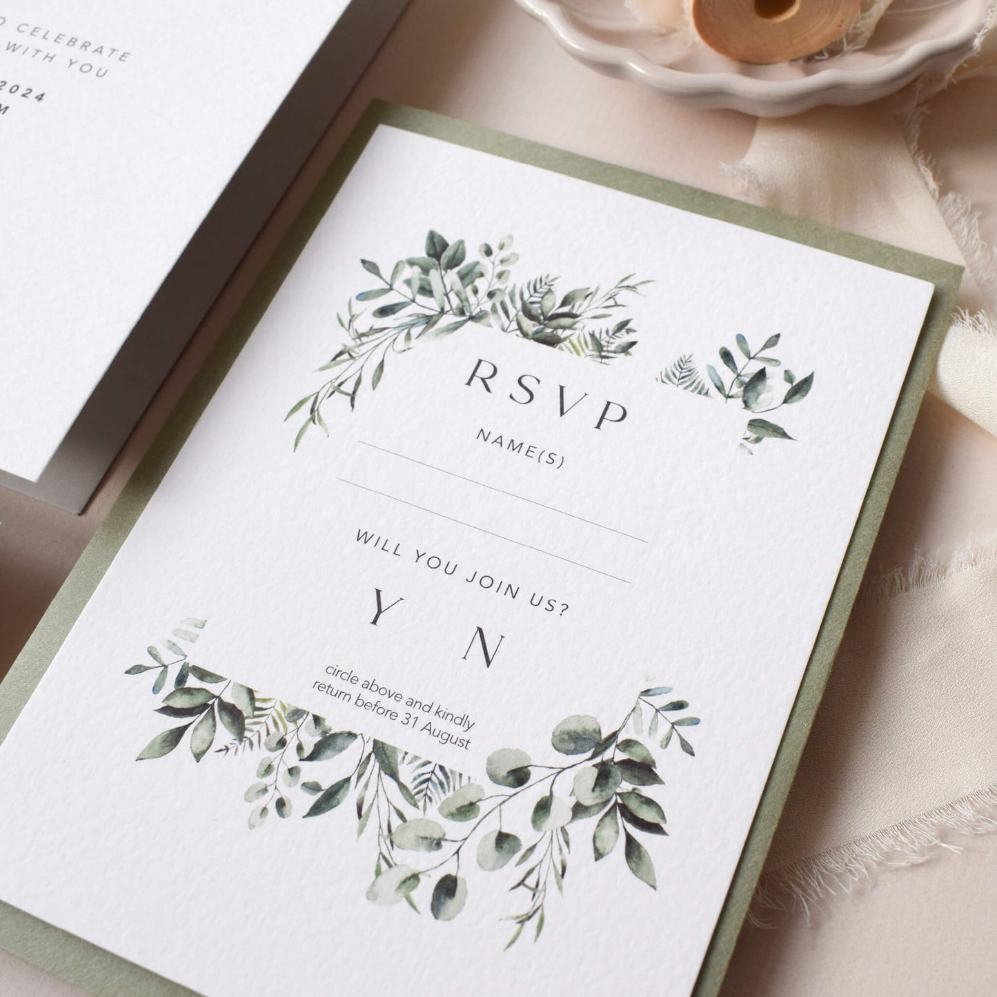 The Verdant RSVP Card