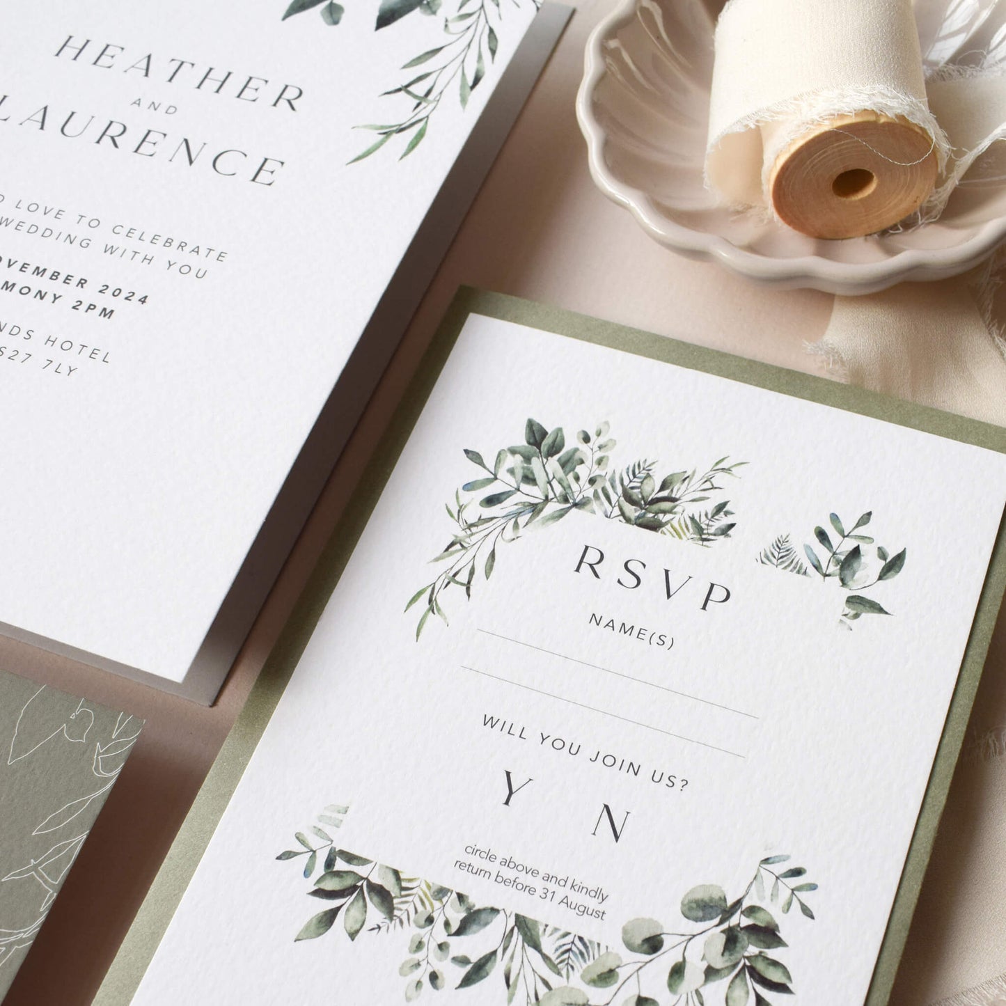 The Verdant RSVP Card