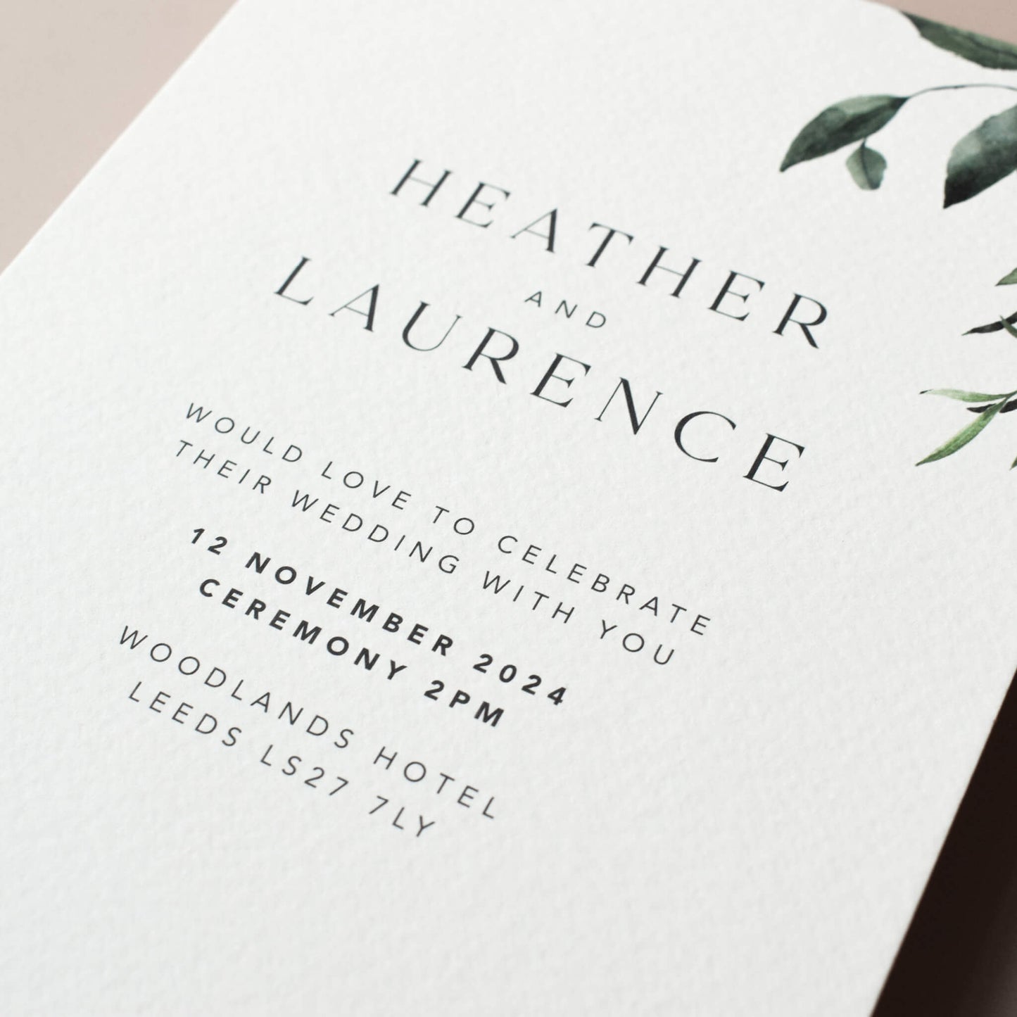 The Verdant Evening Invitation