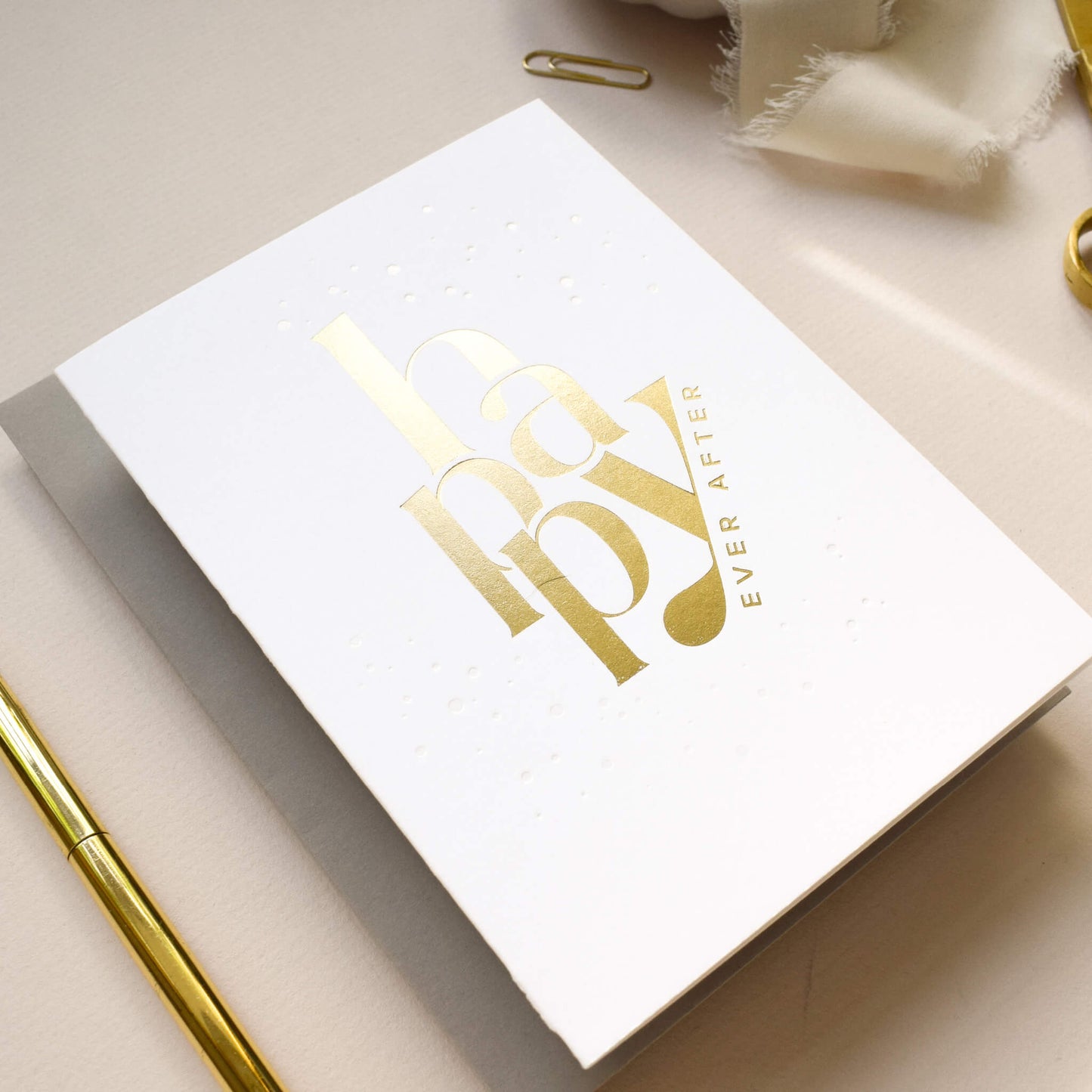 Happy Ever After Hot Foil Card