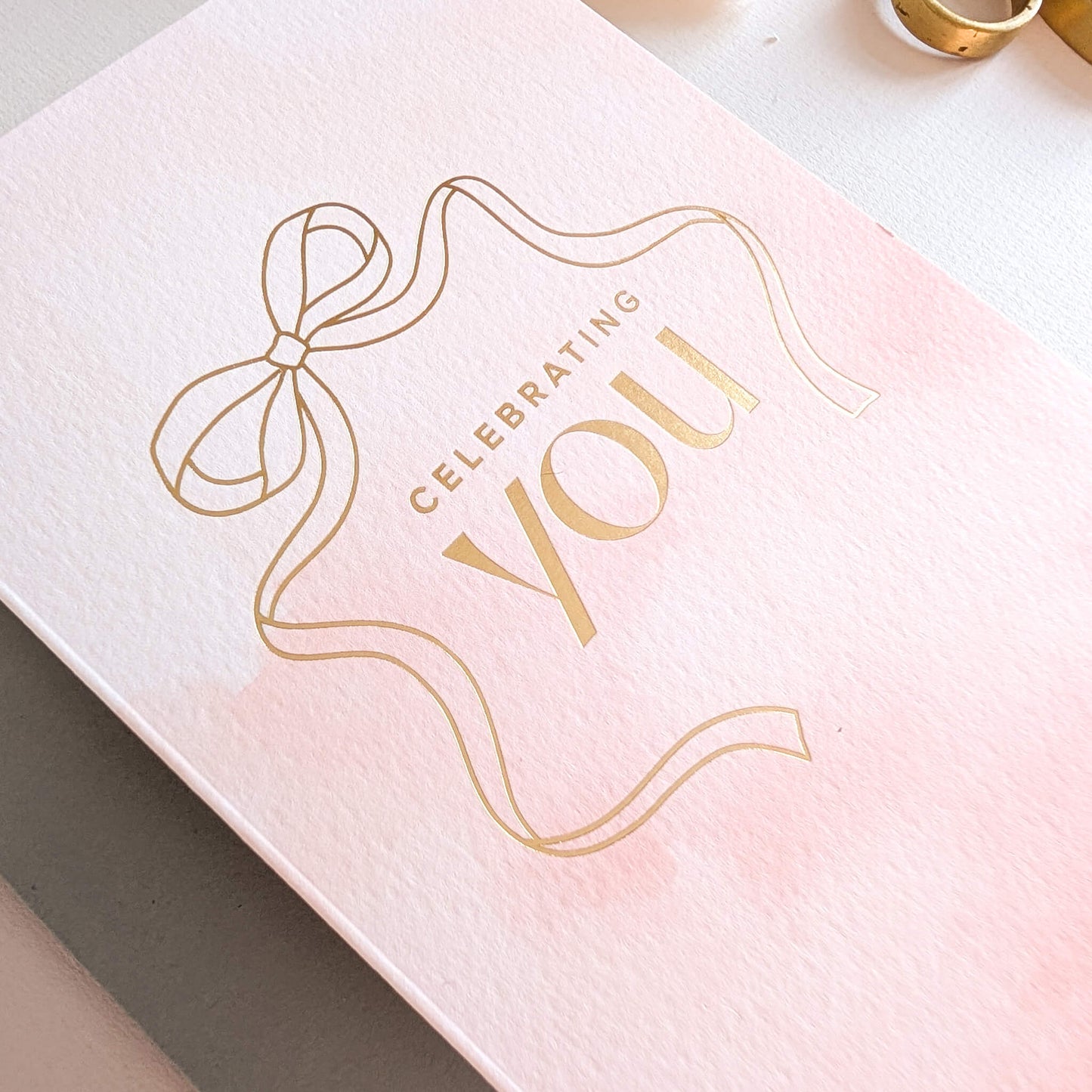 Celebrating You Birthday Card