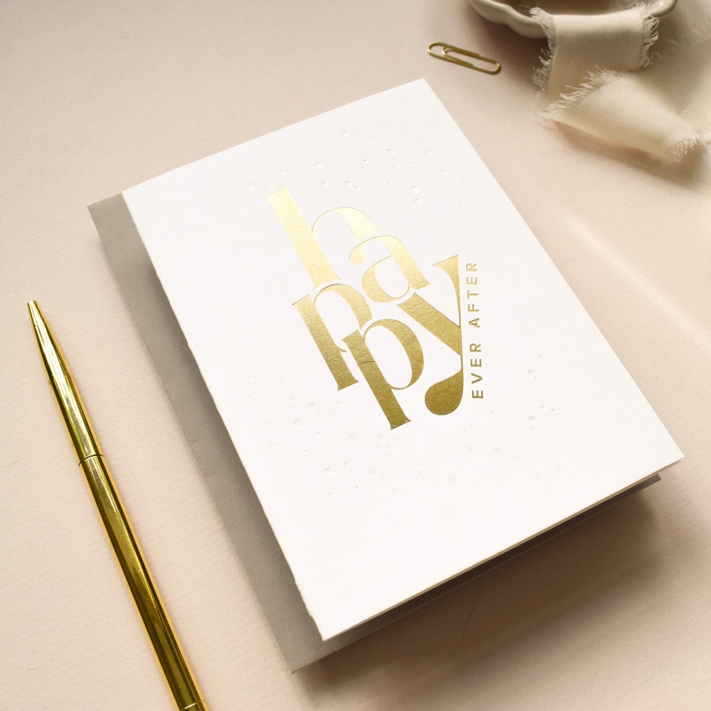 Happy Ever After Hot Foil Card