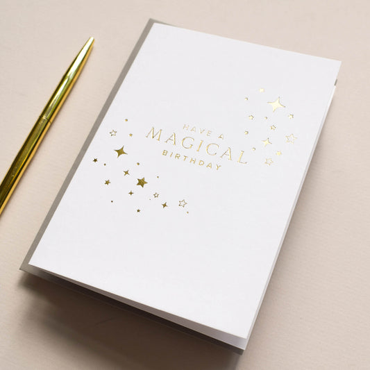 Have A Magical Birthday Hot Foil Card