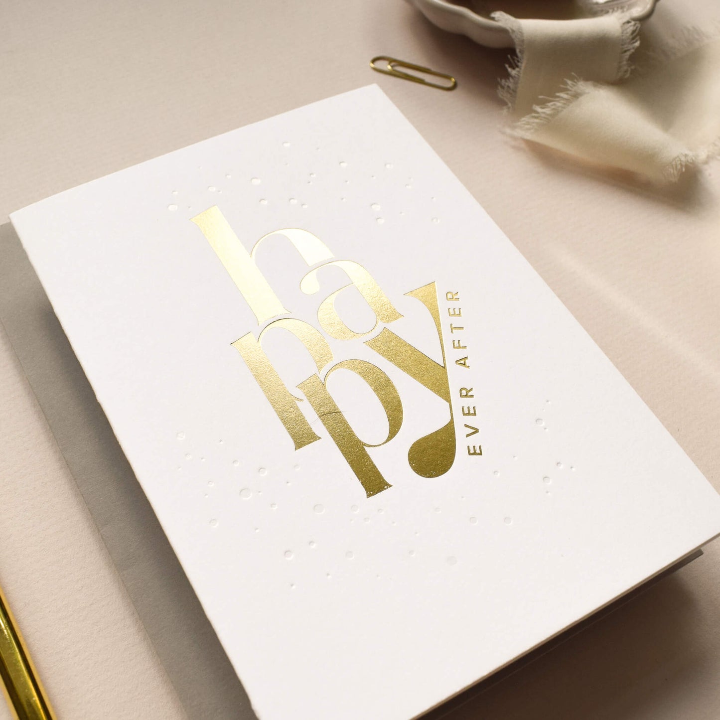 Happy Ever After Hot Foil Card