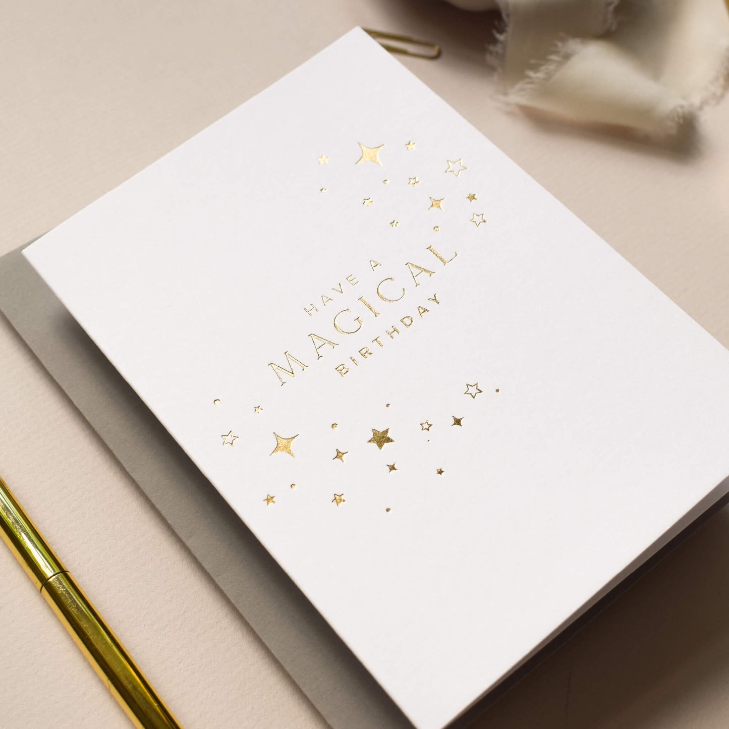 Have A Magical Birthday Hot Foil Card