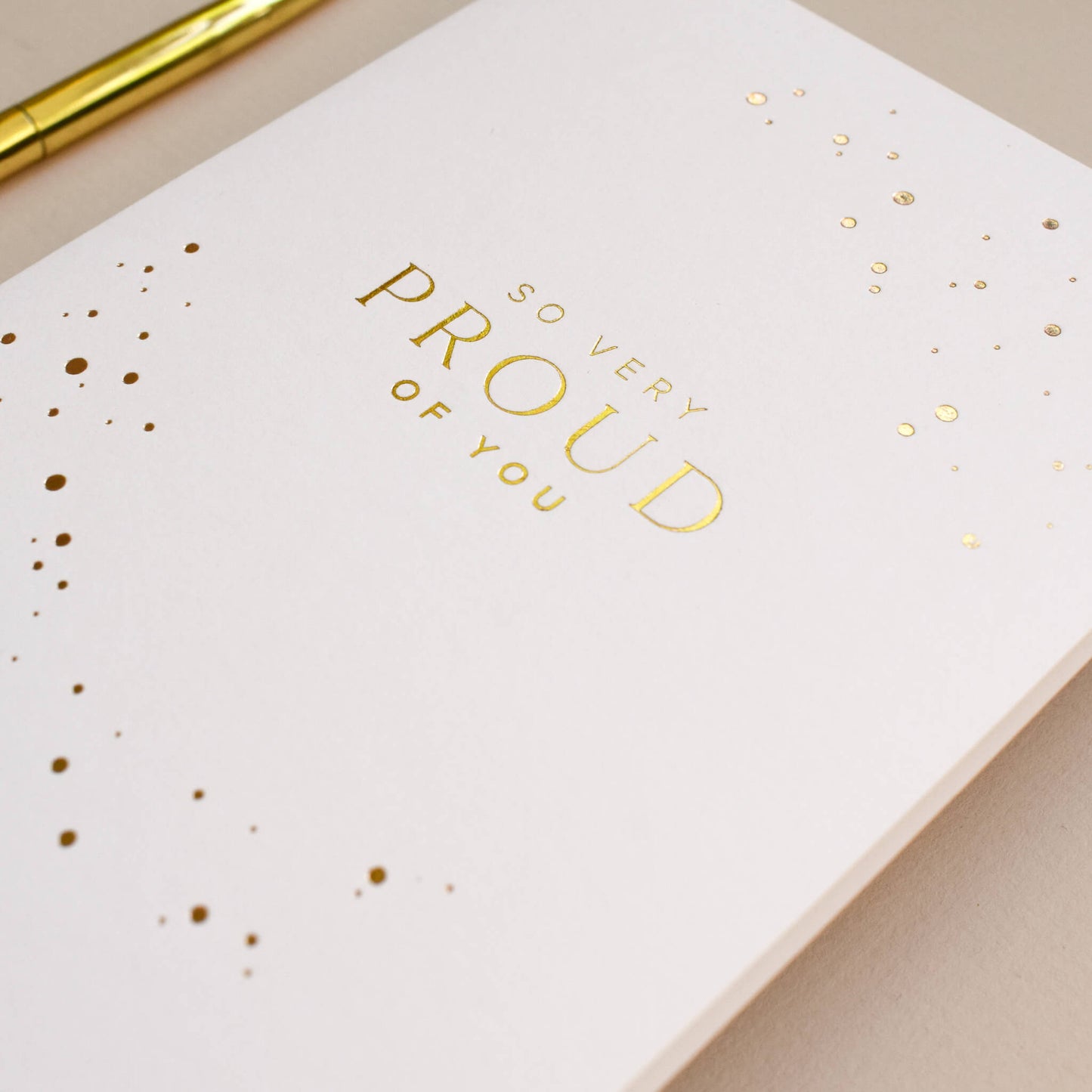 So Very Proud Of You Hot Foil Card