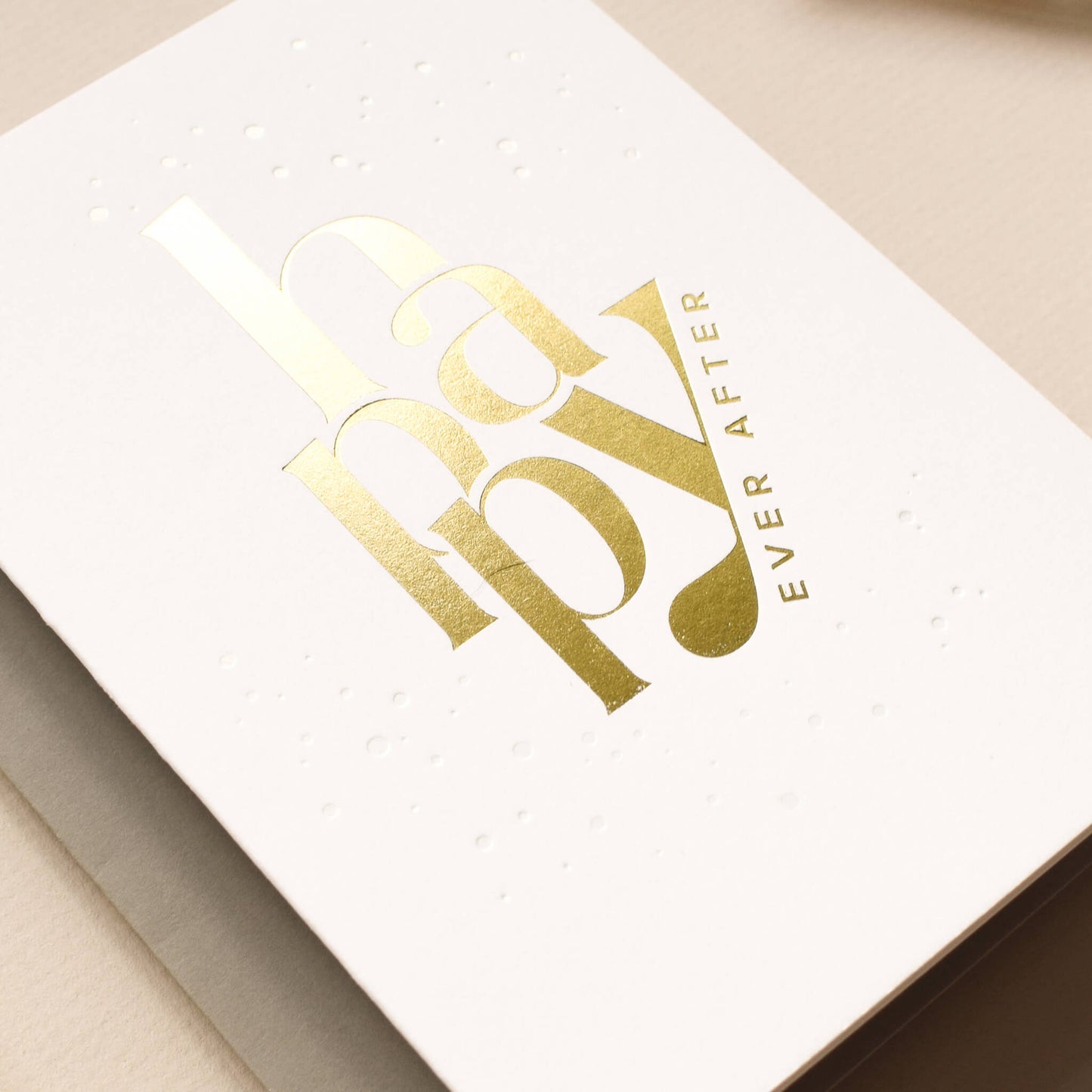 Happy Ever After Hot Foil Card