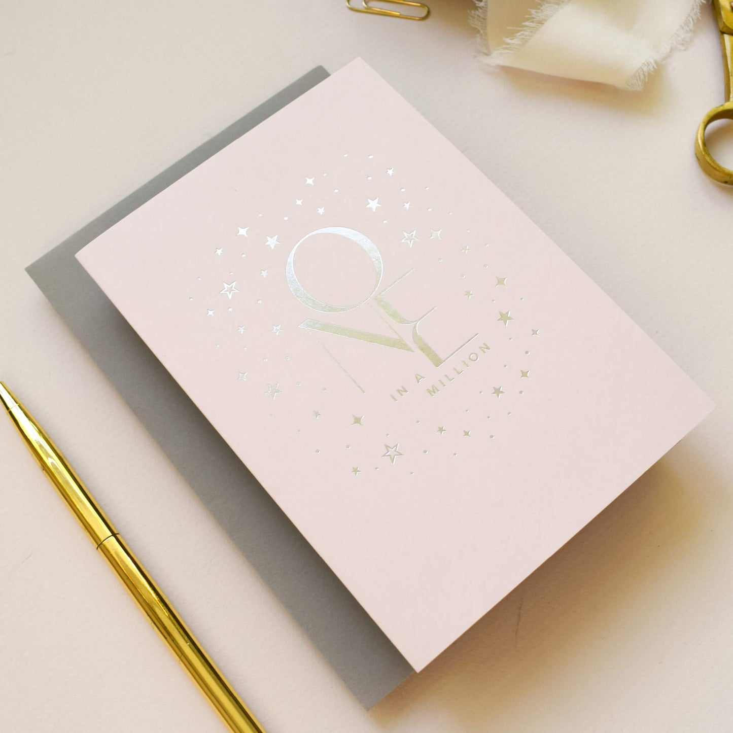One In A Million Card in Blush
