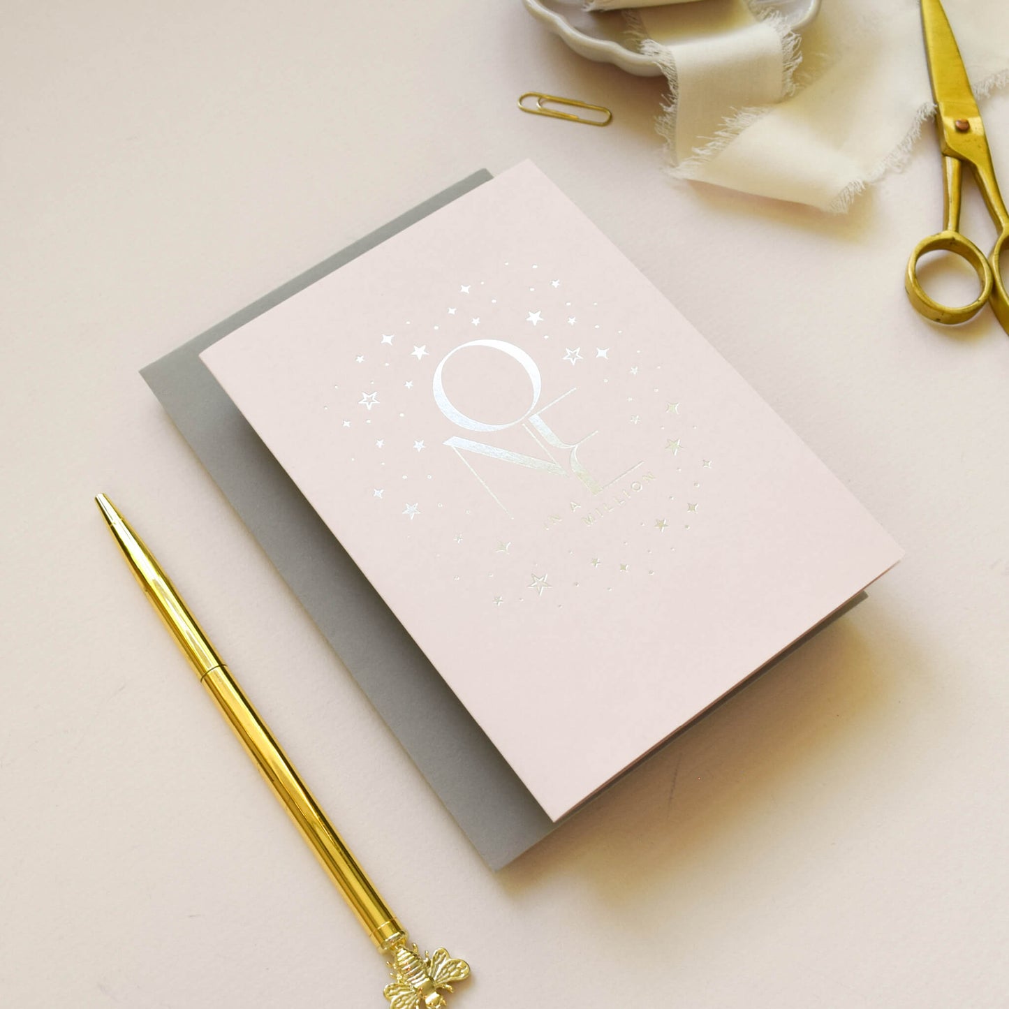 One In A Million Card in Blush