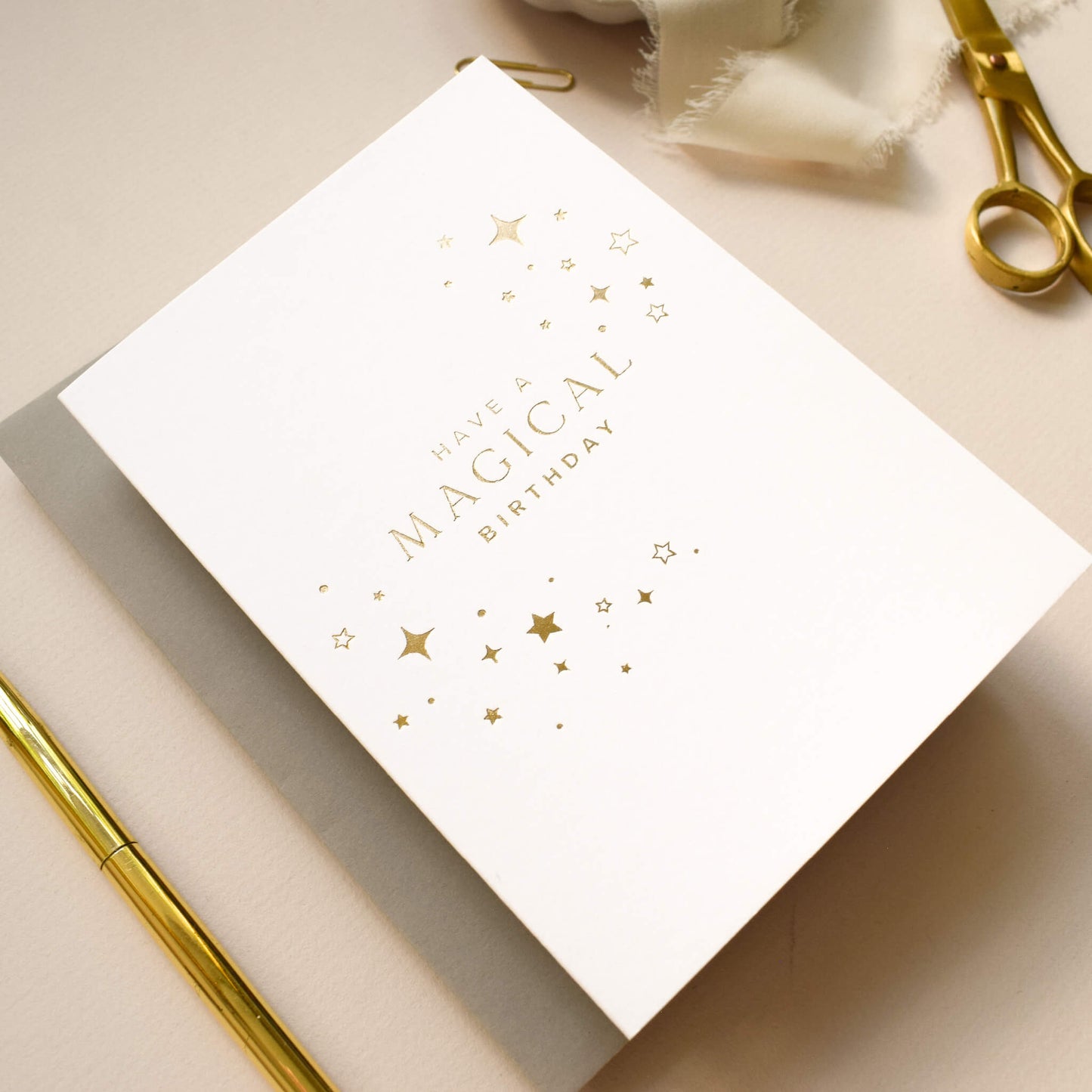 Have A Magical Birthday Hot Foil Card
