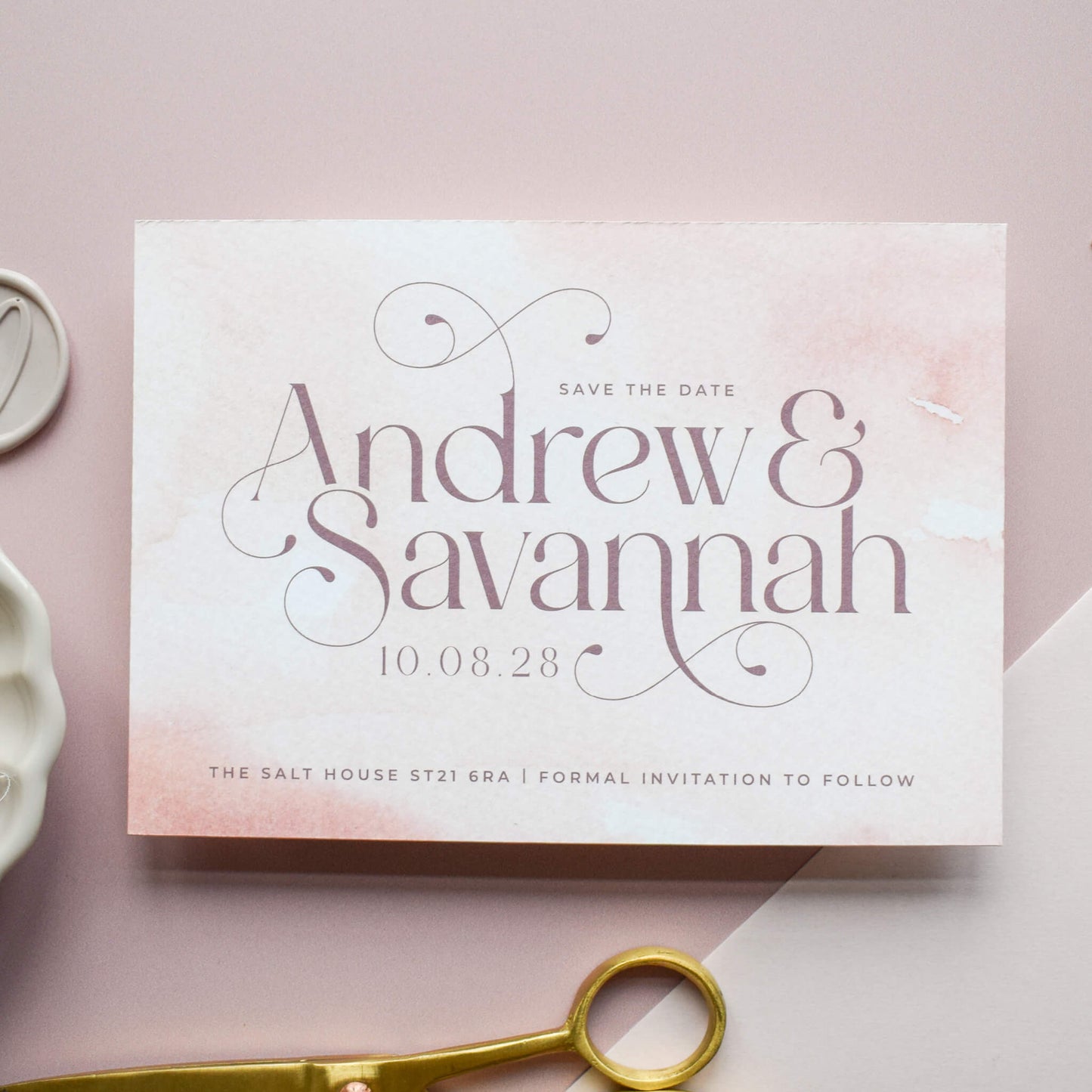 The Seraphine Save The Date Sample