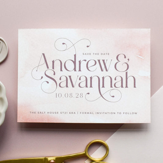 The Seraphine Save The Date Sample