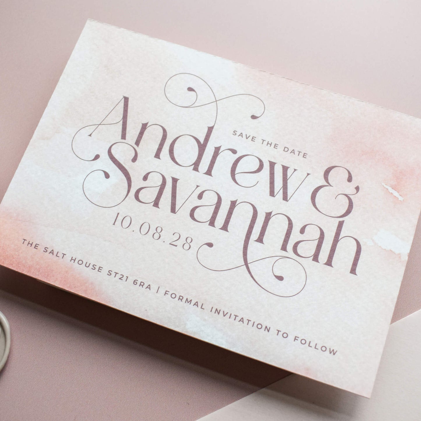 The Seraphine Save The Date Sample