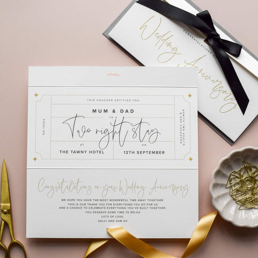 Personalised Anniversary Gift Voucher