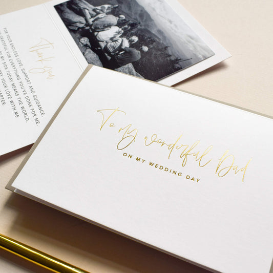 To My Wonderful Dad On My Wedding Day